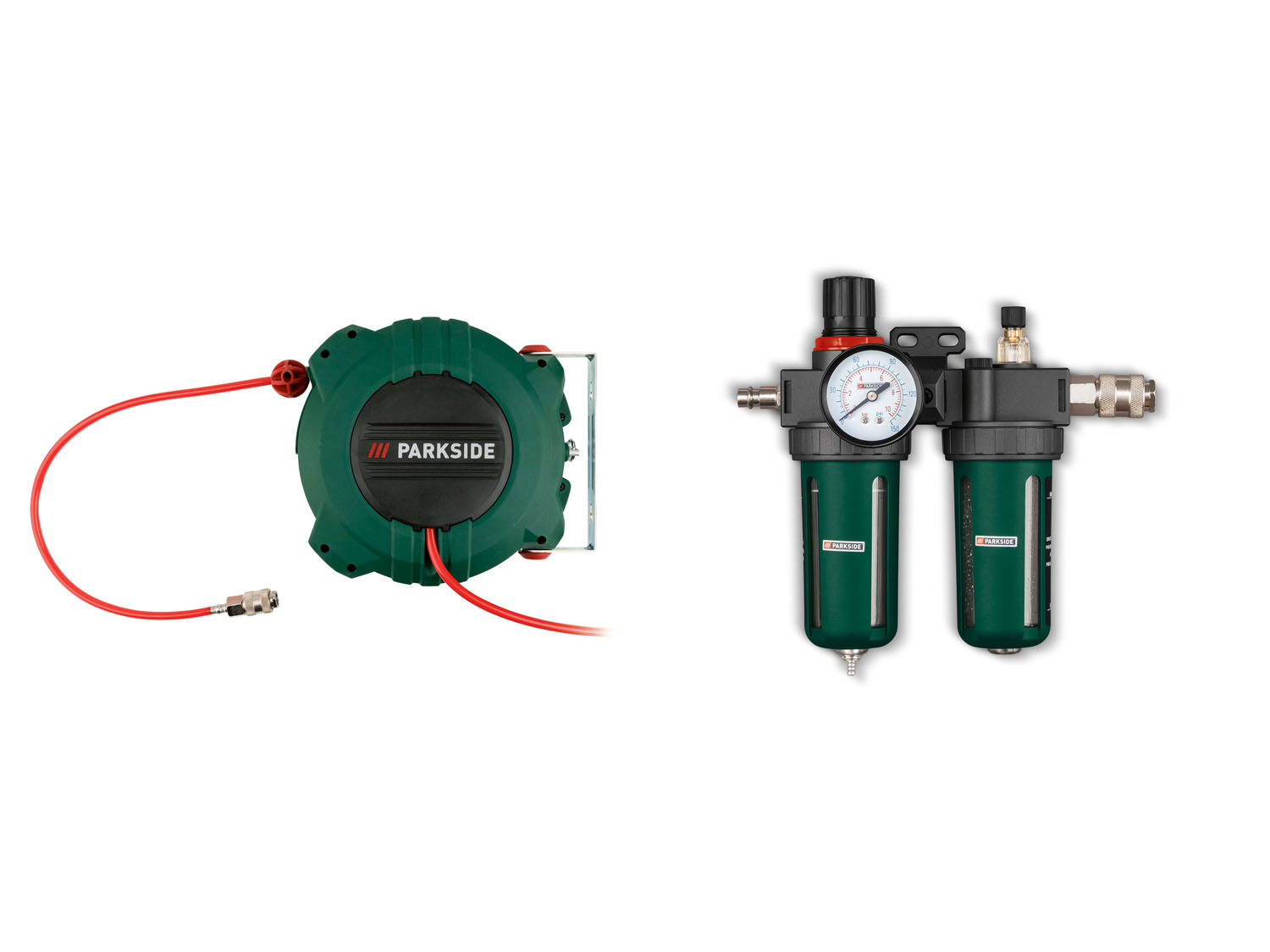 PARKSIDE® Enrouleur de tuyau pneumatique ou unité de maintenance pneumatique