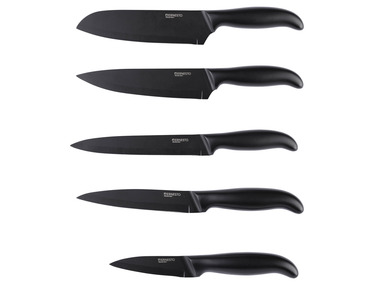 ERNESTO® Couteau en acier inoxydable, noir