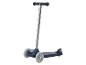 Trottinette enfant Playtive, bleu marine, roues lumineuses.