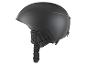 Casque de ski noir avec une sangle noire