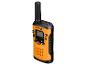 Un talkie-walkie Bresser Junior orange avec une antenne.