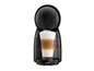 Une machine à café Nescafé Dolce Gusto noire avec un cappuccino