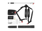 Ensemble d'outils Parkside avec sangle d'épaule, étui de protection et accessoires.