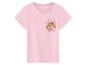 T-shirt rose pour enfant avec imprimé Skye de Pat' Patrouille et l'inscription « PLAY OUTSIDE! LOVE. ALWAYS »