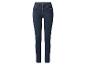 Jean slim femme taille haute bleu foncé