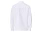 Chemise blanche à manches longues pour homme, vue de dos.