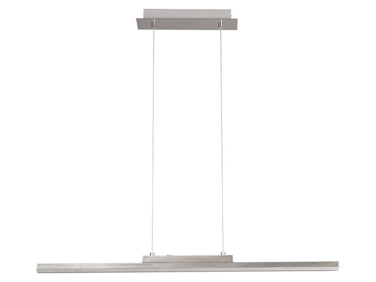 Suspension moderne de forme longue et droite.