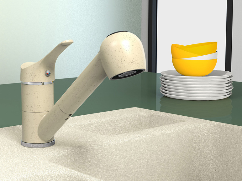 Aller en mode plein écran : Eisl Mitigeur robinet de cuisine GRANIT, avec douchette à vaisselle - Image 3