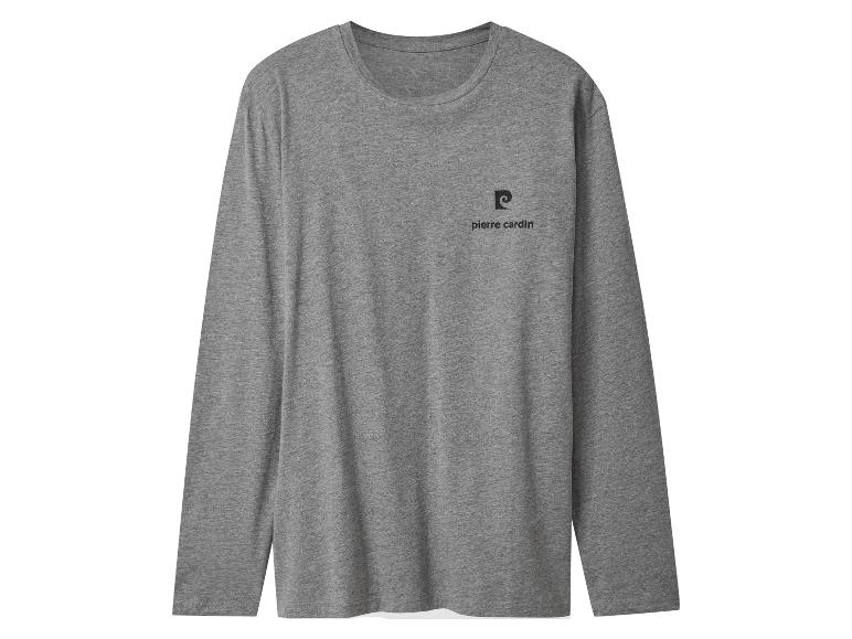 T-shirt Pierre Cardin grise à manches longues.