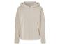 Un sweat à capuche beige à manches longues.