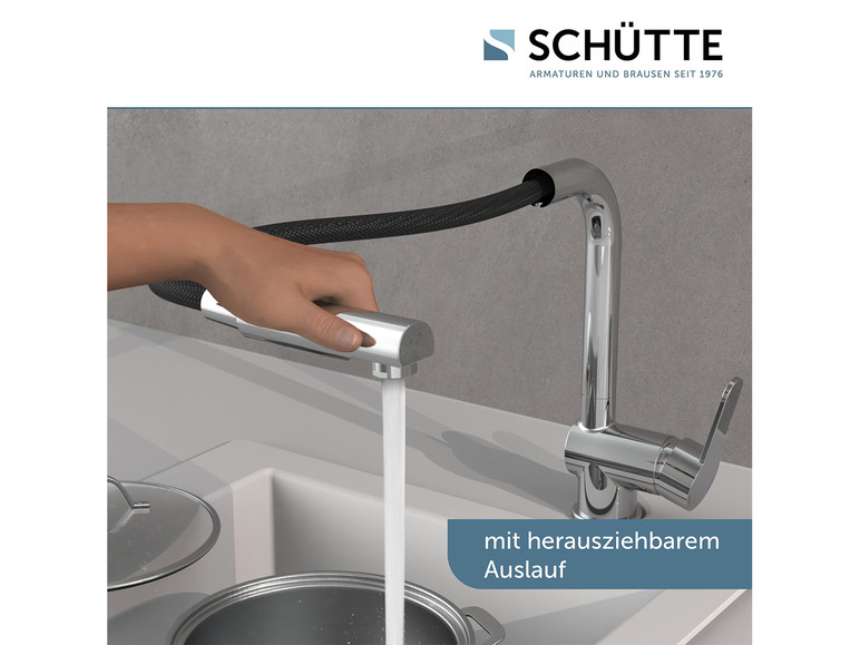Mitigeur robinet de cuisine LONDON, avec bec extensible