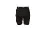 Short de cyclisme noir pour homme avec rembourrage et bande élastique à la taille.