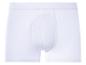 Boxers blancs en coton.