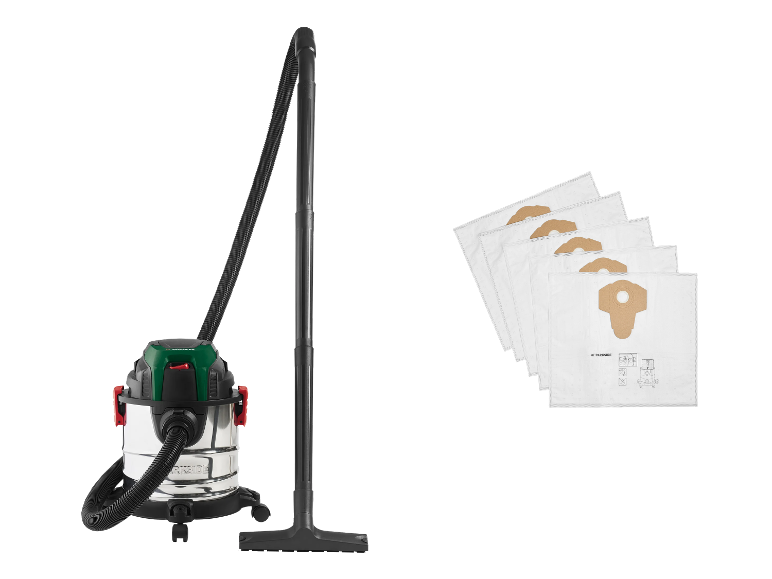 Aspirateur Parkside avec 5 sacs.