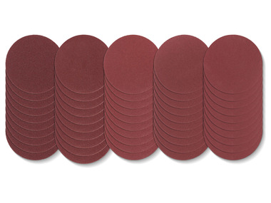 PARKSIDE® Set de disques abrasifs Ø 125 mm, 50 pièces