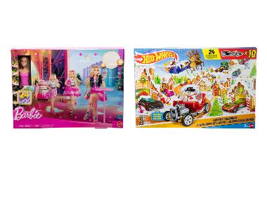 Calendrier de l’Avent Barbie ou Hot Wheels