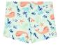 Maillot de bain enfant, motif marin : baleines, poissons, et hippocampes.