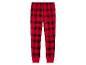 Pantalon de pyjama rouge à carreaux noirs