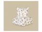 Parure de lit avec motif floral et papillons