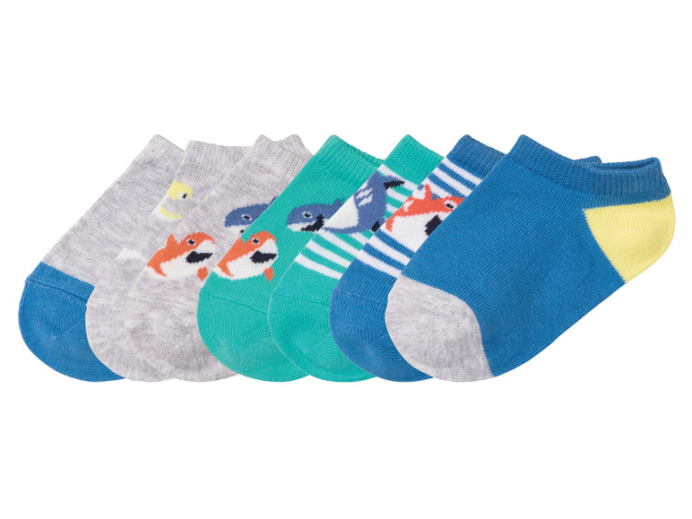 Aller en mode plein écran : lupilu® Lot de 7 paires de chaussettes basses petit garçon - Image 2