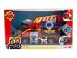 Camion de pompier Simba Fireman Sam Jupiter avec figurines et dalmatien.