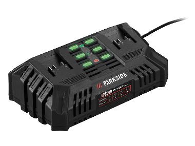 PARKSIDE® Chargeur de batterie double PDSLG 20 B1, 4,5 A, 20 V