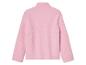 Veste rose en polaire à manches longues.