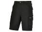 Shorts de travail Parkside noirs avec poches cargo.