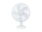 Ventilateur de table blanc avec grille de protection et contrôle de la vitesse