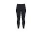 Legging de sport noir pour femme avec taille élastique logotypée.