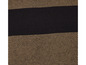 Un motif de tricot rayé noir et beige.