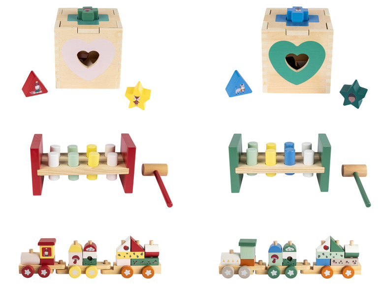 Aller en mode plein écran : lupilu® Jeu de motricité en bois - Image 1