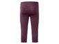 Pantalon de survêtement de couleur pourpre foncé avec une taille haute.