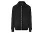 Une veste bomber noire avec une doublure en polaire.