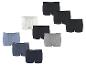 Un assortiment de boxers en coton pour hommes de différentes couleurs.