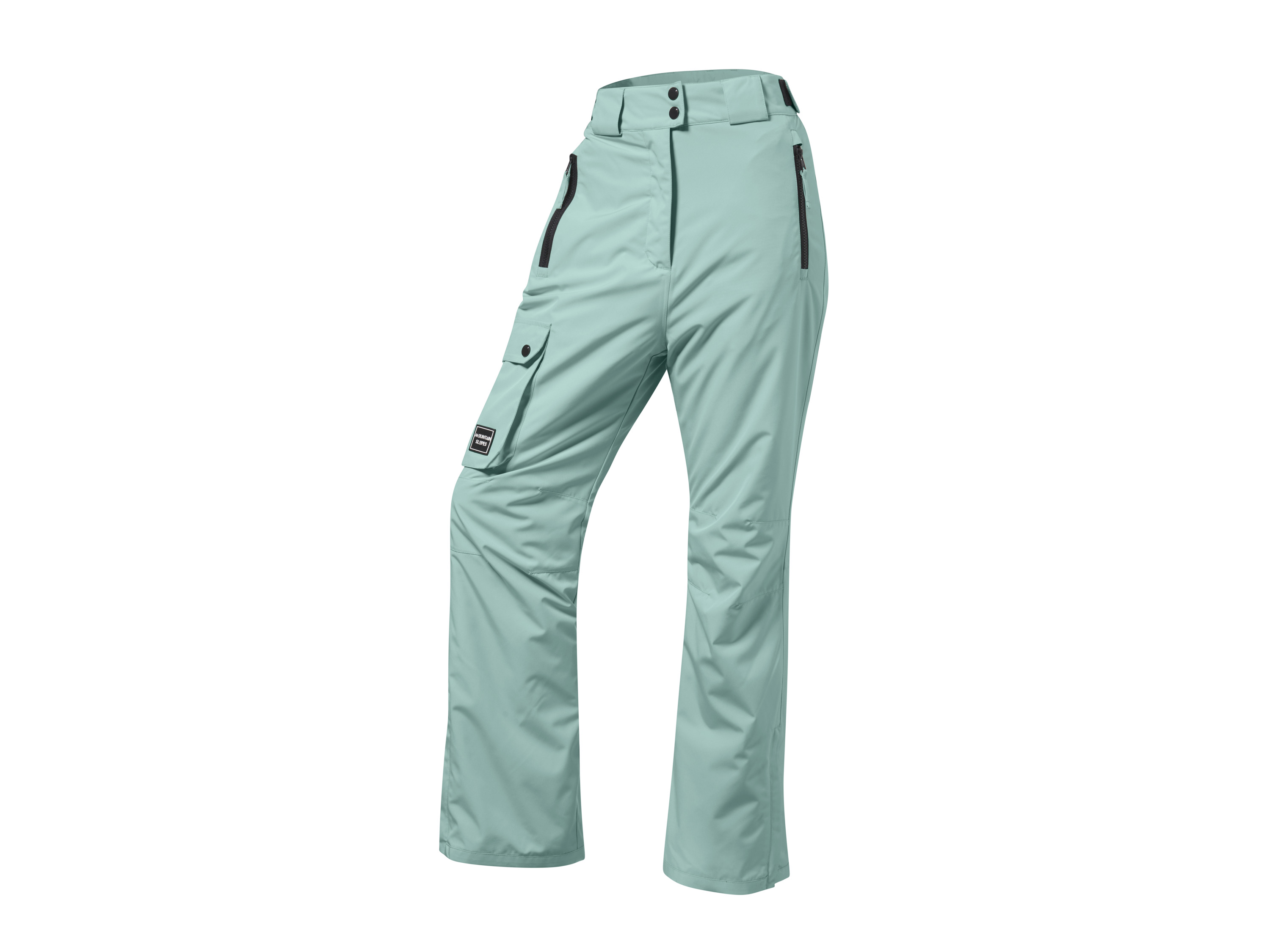 CRIVIT Pantalon de ski freeride femme (vert menthe, 38)