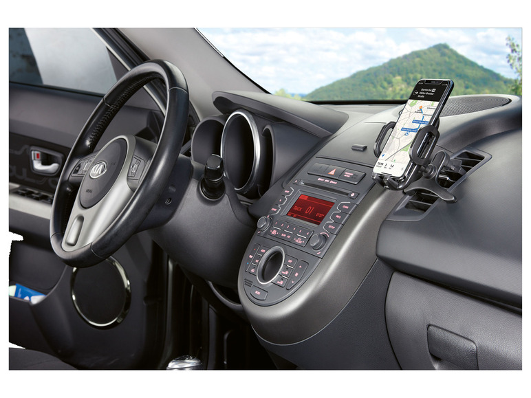 Aller en mode plein écran : TRONIC® Support de voiture pour smartphone USB TKHU 2 A2 - Image 3
