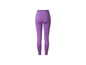 Leggings violettes pour faire du sport.