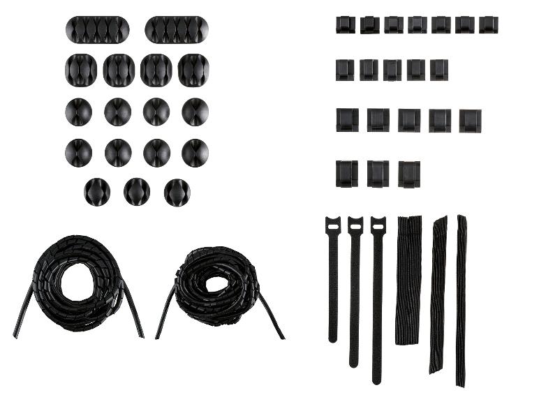 Porte-câbles ou Goulottes passe-câbles spiralées ou Serre-câbles
