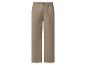 Pantalon décontracté beige pour homme avec taille élastique et plis.