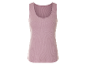 Débardeur rose clair.