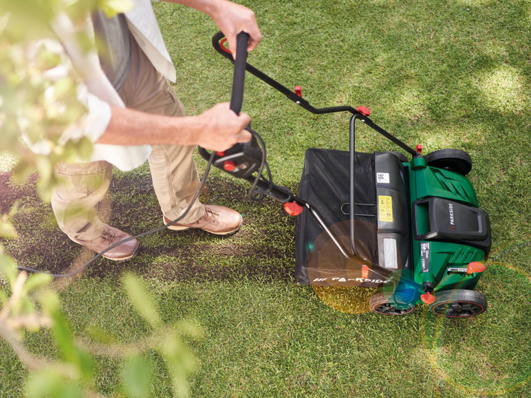 Aller en mode plein écran : PARKSIDE® Scarificateur/aérateur de pelouse électrique 2 en 1 PLV 1500 C2, 1 500 W - Image 2