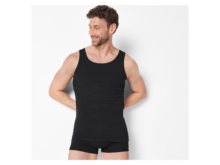 Lot de 3 débardeurs côtelés homme