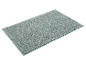 Tapis de bain vert menthe.