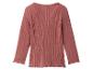 Haut rouge-brun côtelé à manches longues.