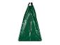 Sac poubelle vert foncé, fermeture éclair.