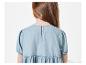 Robe en jean bleu pour enfant, style bohème.