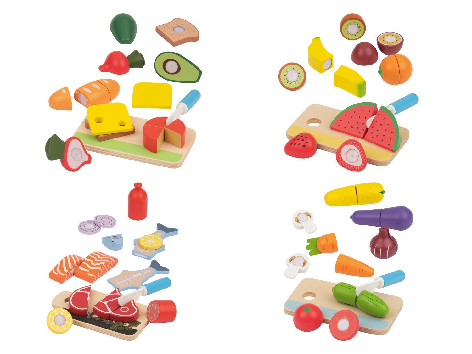 Set de 6 fruits en bois à découper – Zo Kids Store