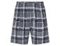 Shorts à carreaux gris pour homme.