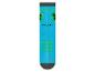 Chaussettes Minecraft bleues : Creeper, créer, explorer, survivre.